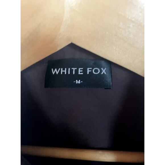 WHITE FOX Boutique Love Triangle Mini Dress in Chocolate Brown Medium M - Picture 3 of 5